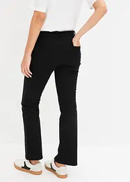 Pantalon évasé en twill, bonprix