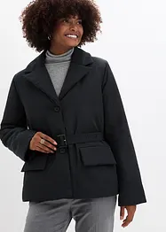 Veste blazer rembourrée avec ceinture, bonprix