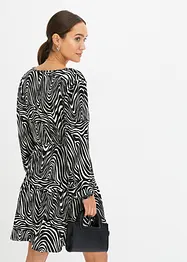 Robe en jersey crêpe, style portefeuille, bonprix