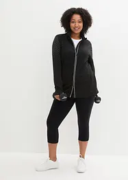 Thermo-Longjacke mit reflektierendem Druck, bonprix