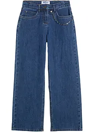 Jeans mit Kettendetail, Wide Leg, bonprix