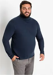 Rollkragen-Langarmshirt aus reiner Bio-Baumwolle, bonprix