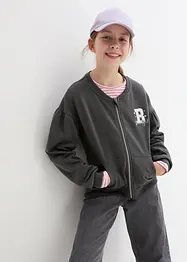 Sweatjacke aus Bio Baumwolle, bonprix