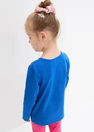 Langarmshirt mit Pailletten aus Bio-Baumwolle, bonprix