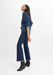 Jean flare taille normale, cropped, RAINBOW