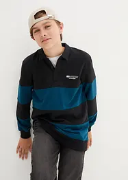 Sweatshirt mit Polo-Kragen, bonprix