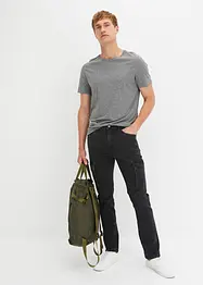 Jean cargo stretch droit, Slim Fit, bonprix