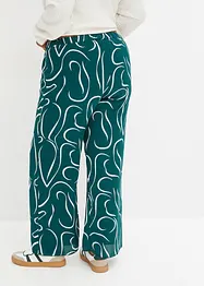 Pantalon fluide à imprimé, bonprix