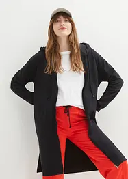 Long-Sweatjacke mit Seitenschlitzen, bonprix