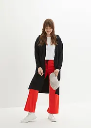 Long-Sweatjacke mit Seitenschlitzen, bonprix