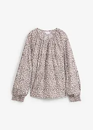 Blouse à col rond, bonprix