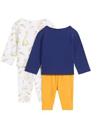 Baby Langarmshirt und Hose (4-tlg.Set), bonprix