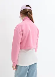 Mädchen Sweatshirt + Top (2-tgl. Set)aus Bio-Baumwolle, bonprix