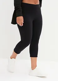 Ultrasofte Sport-Leggings mit seitlichen Taschen, Capri-Länge, bonprix