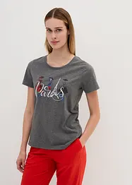 T-shirt avec imprimé devant, bonprix