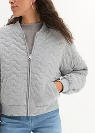 Gesteppter Blouson aus Sweat, bonprix