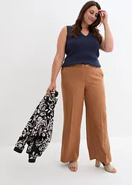 Pantalon Marlène avec ceinture décorative, bonprix