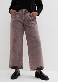 Wide Leg Jeans High Waist, Stretch, bonprix