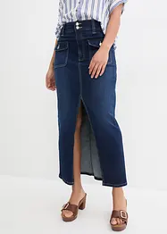 Stretch-Jeansrock, Lang, bonprix