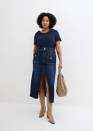 Jupe longue en jean extensible, John Baner JEANSWEAR