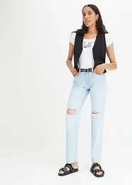 Straight Jeans mit Destroy-Effekten, bonprix