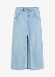 Maxi-Jeansrock mit Schlitz, bonprix