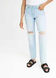 Straight Jeans mit Destroy-Effekten, bonprix