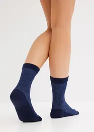 Socken mit druckfreiem Bündchen mit Bio-Baumwolle (5er Pack), bonprix