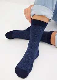 Socken mit druckfreiem Bündchen mit Bio-Baumwolle (5er Pack), bonprix