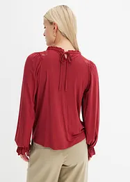 Langarmshirt mit Spitze, bonprix