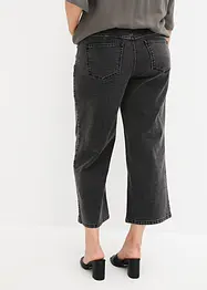 Wide-Leg-Jeans Mid Waist, bonprix