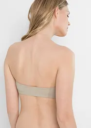 Lot de 2 soutiens-gorge bandeau coton jusqu’au bonnet B, bonprix