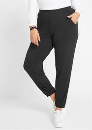 Jersey-Hose mit Eingriffstaschen aus fließendem Viskose-Mix, bonprix