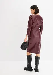 Lederimitat-Kleid, bonprix