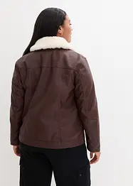 Pilotenjacke aus Lederimitat, bonprix