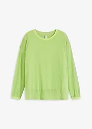 Sweatshirt mit Mesh, bonprix