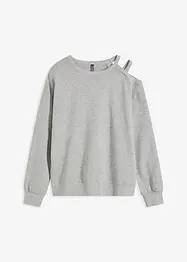 Sweat-shirt oversize avec découpe, bonprix