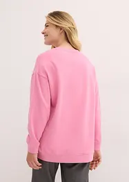 Oversize Sweatshirt mit kleinen Schlitzen am Saum, bonprix