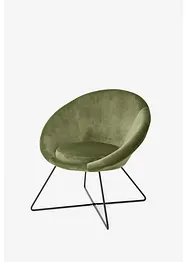 Fauteuil à piétement en métal, bonprix