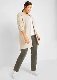 Pantalon droit en velours côtelé extensible, bonprix