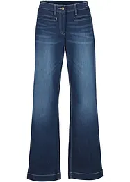 Jean large taille mi-haute élastiquée, bonprix