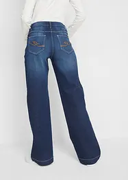 Jean large taille mi-haute élastiquée, bonprix