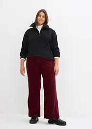 Pantalon large en velours côtelé, bonprix