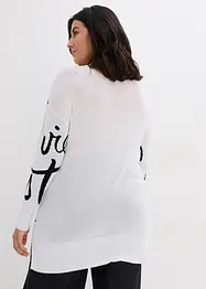 Pull avec inscription, bonprix