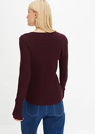 Pullover mit Herzauschnitt, bonprix