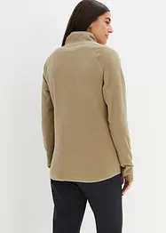 Fleecejacke mit Reißverschluss-Taschen, bonprix