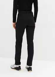 Pantalon technique imperméable en twill extensible avec ceinture, coupe droite, bonprix