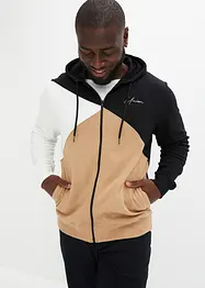 Kapuzen-Sweatjacke aus reiner Bio-Baumwolle, bonprix