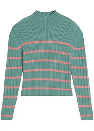 Mädchen Rippen-Strickpullover, bonprix