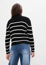 Pull en maille côtelée fille, bonprix